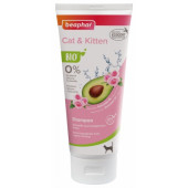 Beaphar BIO Shampoo Cat and Kitten - шампоан с био авокадо, розово масло, алое вера 200мл.